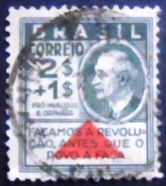 Selo postal do Brasil de 1931 Antonio Carlos Ribeiro de Andrada