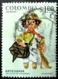 Selo postal da Colômbia de 1972 - Vendor
