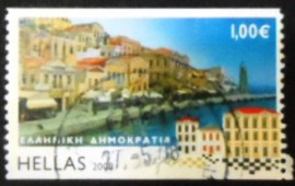 Selo postal da Grécia de 2008 Symi