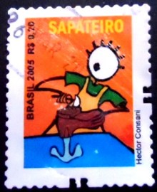 Selo postal do Brasil de 2011 Sapateiro