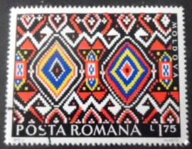 Selo postal da Romênia de 1973 Moldavia