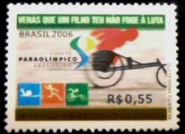 Selo postal do Brasil de 2006 Homenagem aos Atletas Paraolímpicos