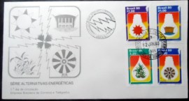 Envelope FDC Oficial de 1980 FDC nº 192 Alternativas Energéticas