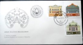 Envelope FDC Oficial de 1978 Teatros Brasileiros RJ