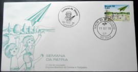 FDC Oficial nº 159 de 1978 Semana da Pátria