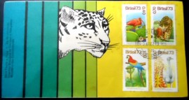 FDC oficial de 1973 Fauna e Flora