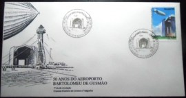 FDC Oficial nº 414 de 1986 Aeroporto Bartolomeu Gusmão