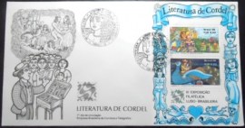 FDC oficial nº 412 de 1986 Literatura de Cordel