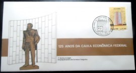 FDC Oficial nº 407 de 1986 Caixa Econômica Federal