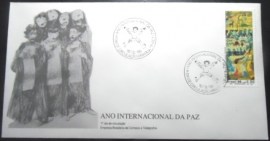 FDC oficial nº 403 Ano Internacional da Paz