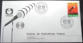 FDC Oficial nº 402 de 1986 Radiodifusão