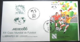 Envelope EPD de 1986 Copa do Mundo do México 86