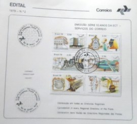 Edital nº 2 de 1979 10 Anos ECT