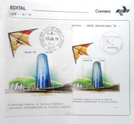 Edital Selado nº 10 de 1979 Brasiliana 79