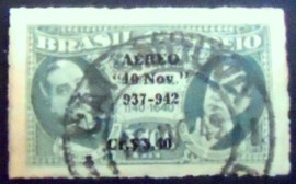 Selo postal Correio Aéreo do Brasil de 1942 Estado Novo U