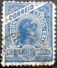 Selo postal do Brasil de 1905 Madrugada 200