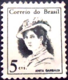 Selo postal Regular emitido no Brasil em 1967 - 0529 M