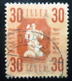 Selo postal da Hungria de 1946 Agriculture