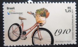Selo postal do Brasil de 2017 Bicycle of 1910