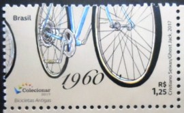 Selo postal do Brasil de 2017 Bicycle of 1960