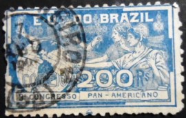 Selo postal COMEMORATIVO do Brasil de 1906 - C 6