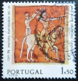 Selo postal de Portugal de 1976 C.E.P.T. Paintings