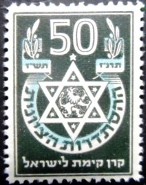 Selo postal de 1947 50th Anniversary ZO 50 verde