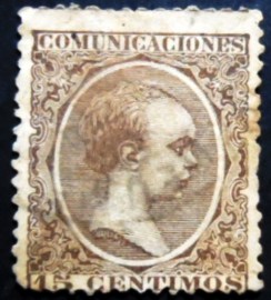 Selo postal das Filipinas de 1892 Alfonso XIII