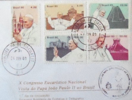 FDC Oficial nº 201 de 1980 João Paulo II