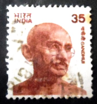 Selo postal da Índia de 1982 Gandhi