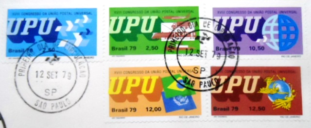 Envelope FDC Oficial 183 de 1979 Congresso UPU