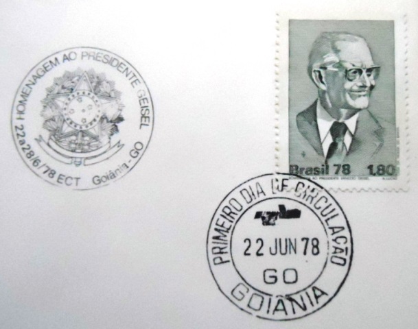 FDC Oficial 153 de 1978 Presidente Geisel