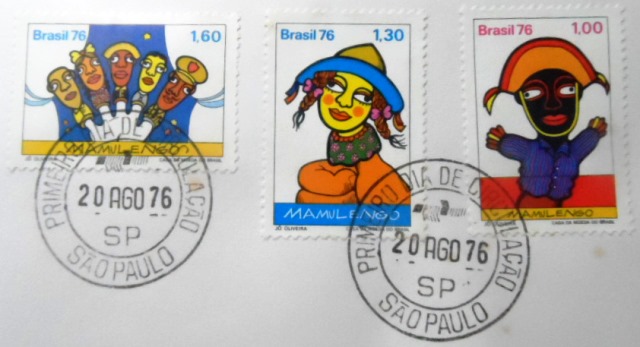 FDC Oficial do Brasil de 1977 Mamulengos