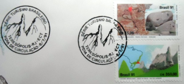 FDC Oficial de 1990 nº 536 Turismo Brasileiro