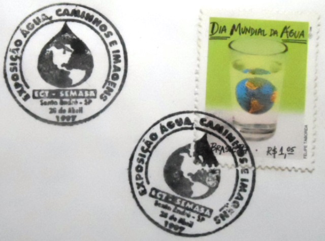 FDC oficial nº 694 de 1997 Dia Mundial da Água