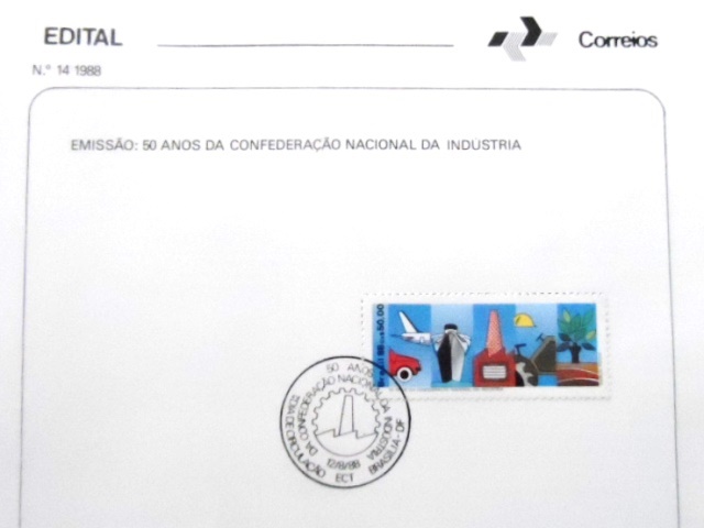 Edital de lançamento nº 14 de 1988 Confederação Nacional da indústria