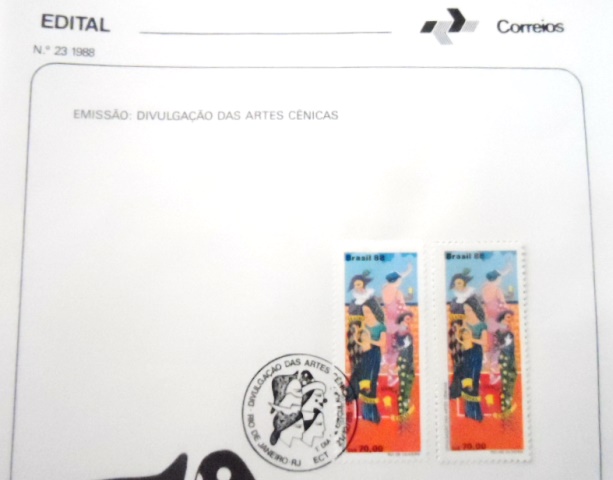 Edital de lançamento nº 23 de 1988 Artes Cênicas