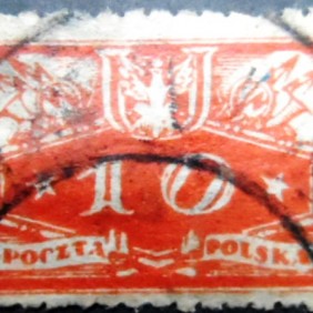 1920 - Face Value below Coat of Arms 10