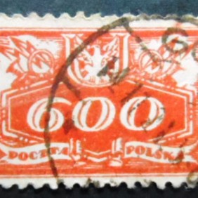 1920 - Face Value below Coat of Arms 600