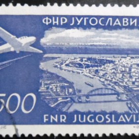 1952 - Belgrade with Save Bridge