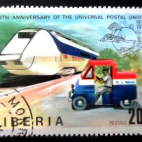 1974 - Futuristic Mail Train and Mail Truck