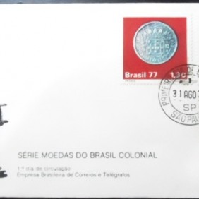 1977 - Moedas do Brasil Colonial