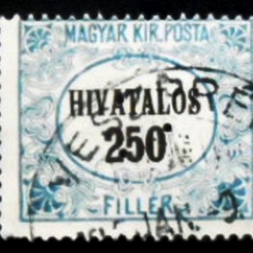 1921 - Official Stamp 250