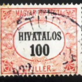 1921 - Official Stamp 100