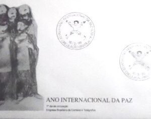 FDC nº 403 de 1986 Ano Internacional da Paz DF 22389