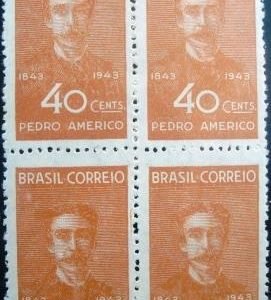 Quadra de selos comemorativos de 1943 - C 188 N