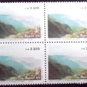 Quadra postal do Brasil de 1985 Aparados da Serra 3320