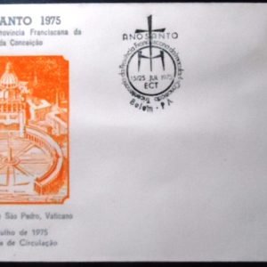 FDC Oficial nº 71 de 1975 Ano Santo e Província