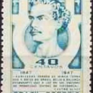 Selo postal Comemorativo do Brasil de 1947 - C 227 M