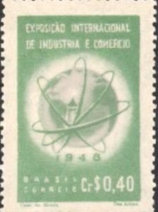 Selo postal comemorativo do Brasil de 1948 - C 237